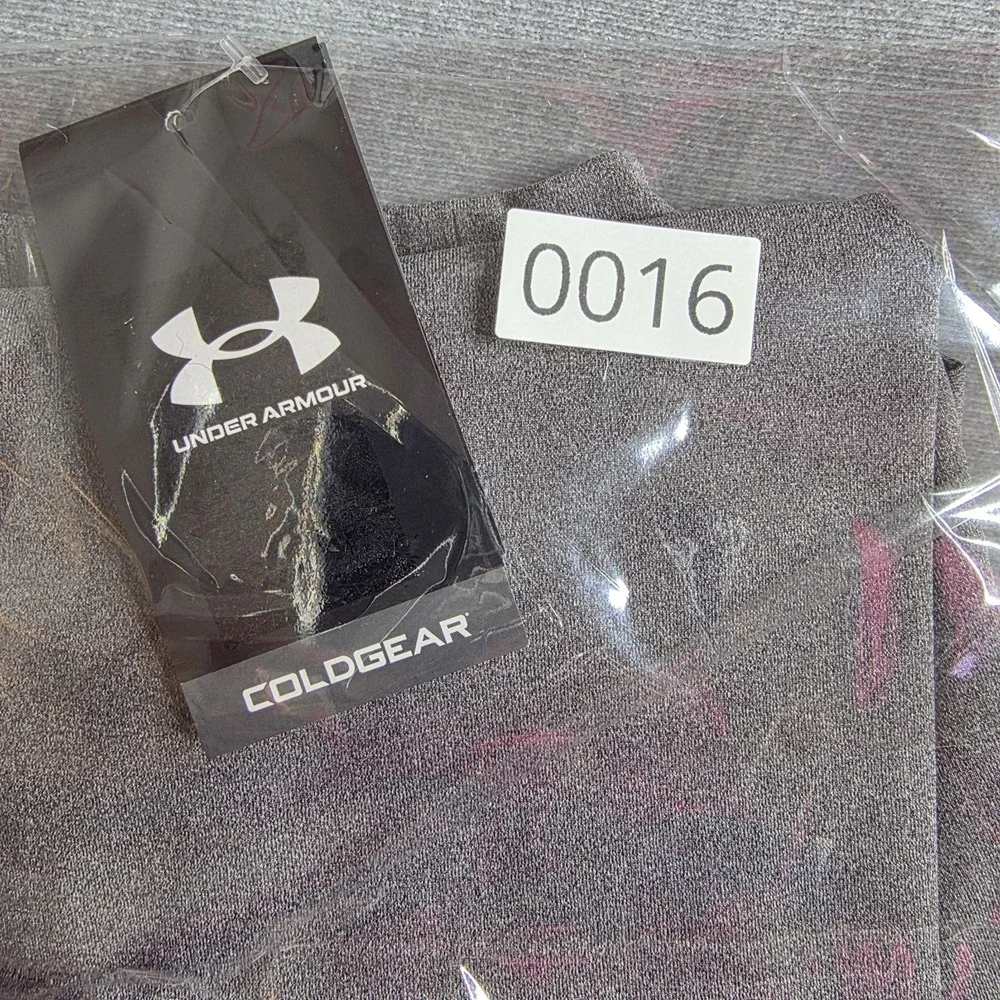 NWT Under Armour ColdGear Fitted Mock Base Layer Women's Large Charcoal Shirt - Picture 15 of 15